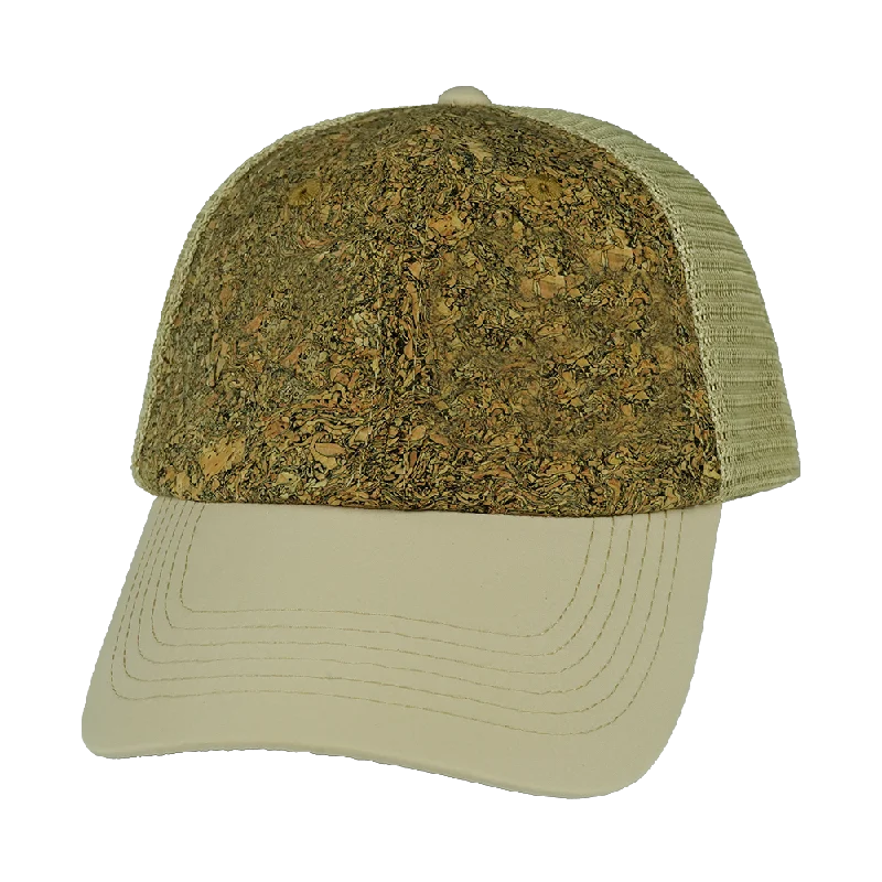 Blank - 6 Panel - Unstructured - Cork - Cream (Unisex)