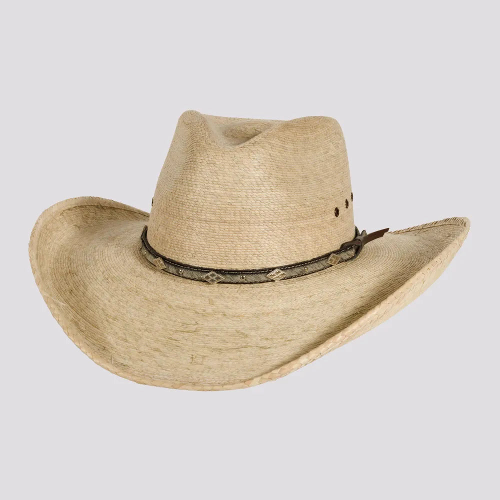 Wyatt | Mens Fine Mexican Palm Tycoon Cowboy Hat