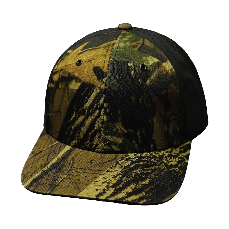 Blank - 6 Panel - Tan Tree Camo / Black (Unisex)