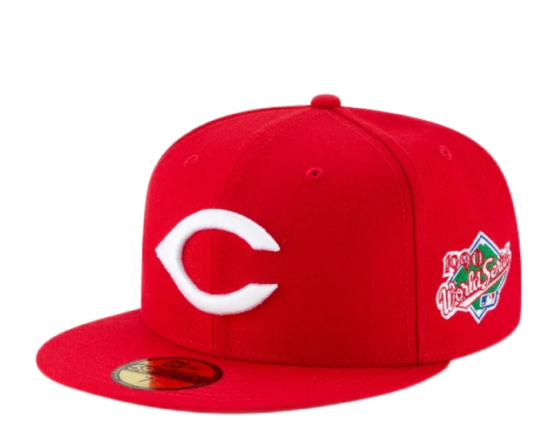 New Era 59Fifty MLB Cincinnati Reds 1990 World Series Fitted Red Hat 11941904