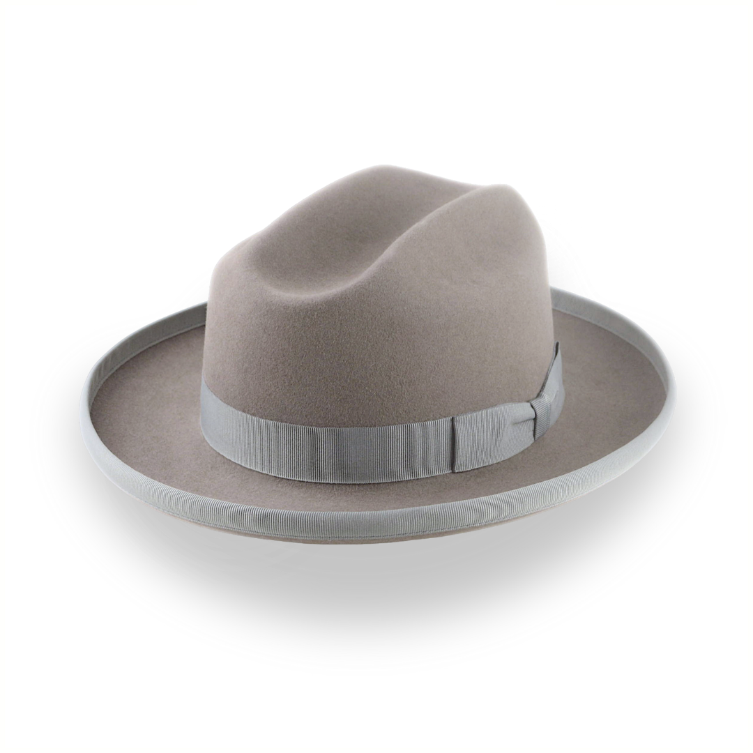 Cattleman Felt Fedora Hat for Men With Custom Fit | The Globetrotter