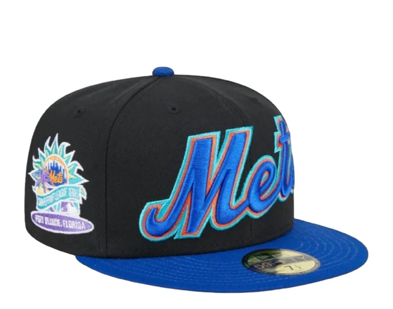 New Era New York Mets Retro Spring Training 59FIFTY Fitted 60505370 Black