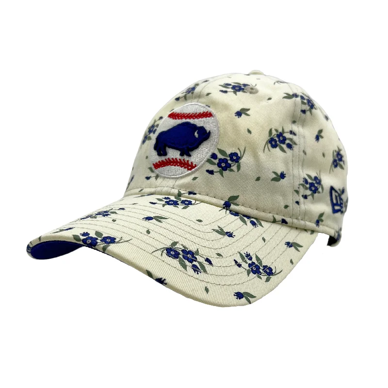 Women's New Era Buffalo Bisons Cream Floral Hat