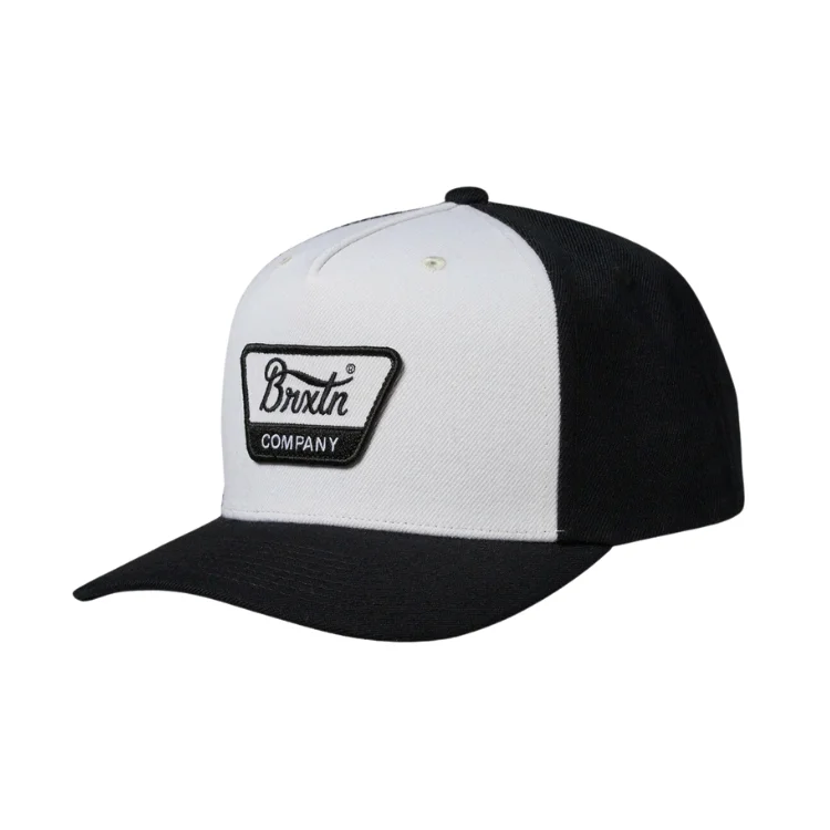 Brixton Linwood C MP Snapback - Black/White/Black