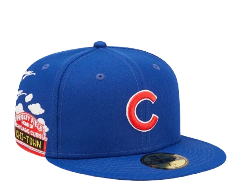 New Era 59Fifty MLB Chicago Cubs Cloud Icon Blue Fitted Hat 60243741