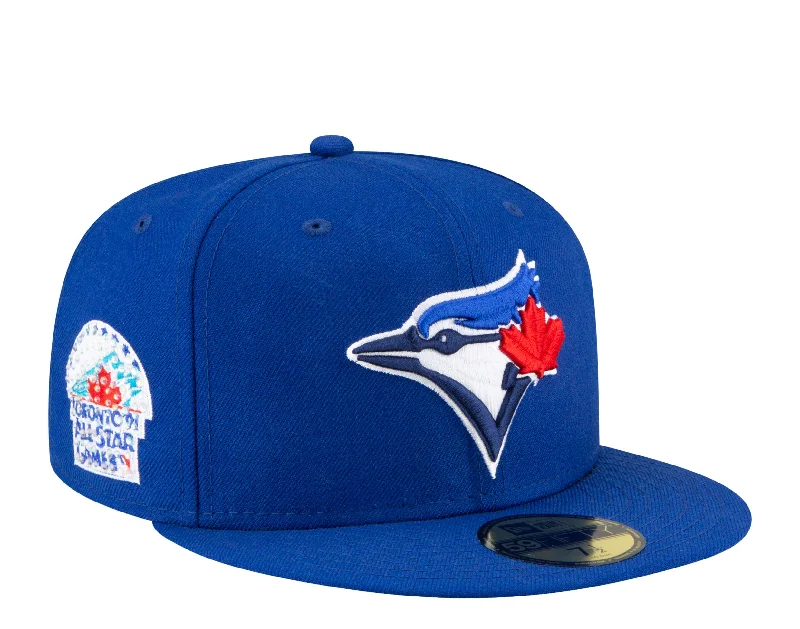 New Era 59Fifty MLB Toronto Blue Jays Icy ASG Patch Fitted W/Babyblue Bottom