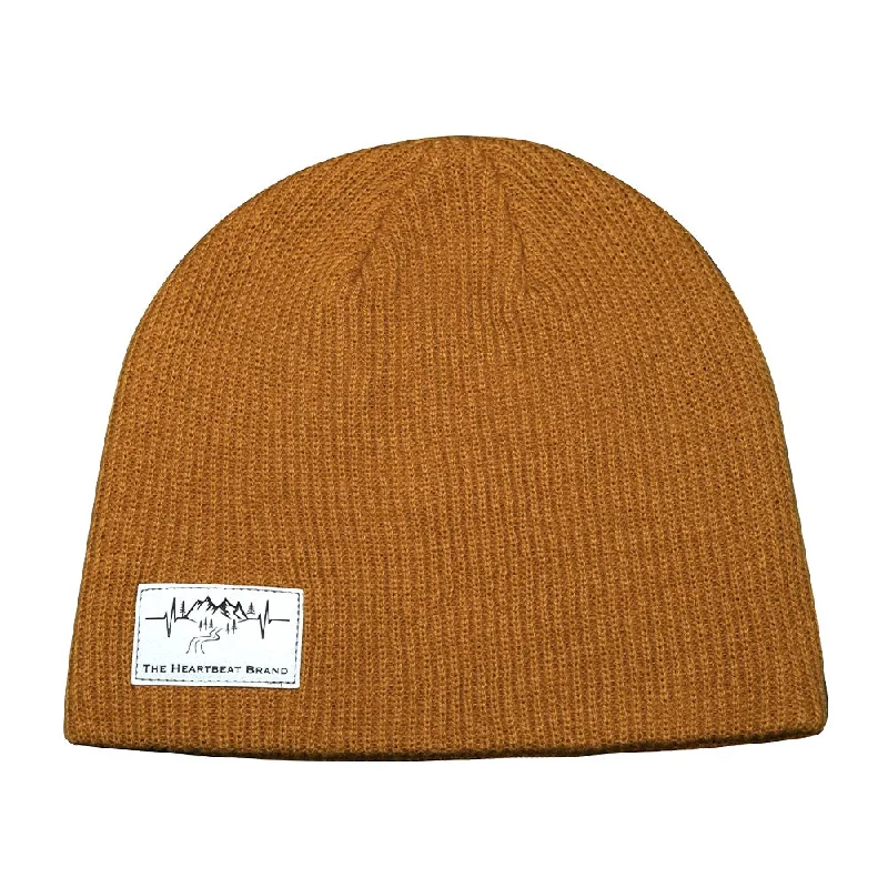 Mountains Beanie | No Cuff | Copper