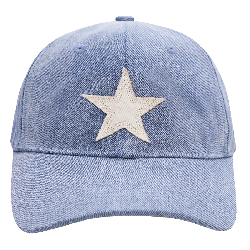 NFL DALLAS COWBOYS VARSITY BLUES WOMEN'S DENIM DAD HAT (DENIM)