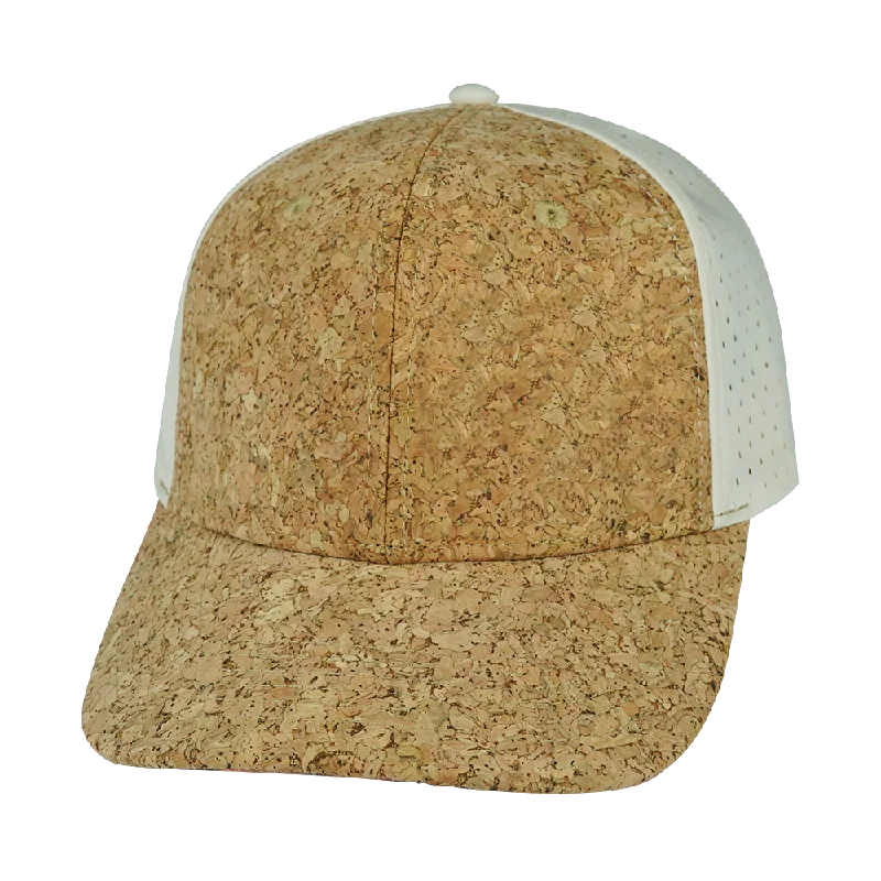 Blank - 6 Panel - Cork - Cream (Unisex)