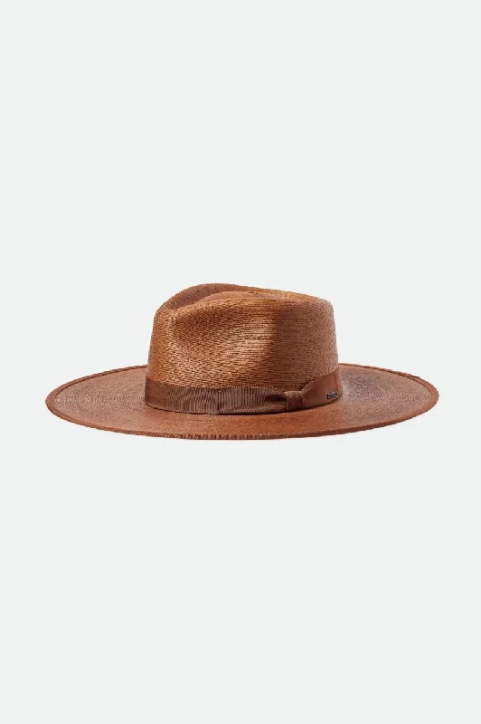 Jo Straw Rancher Hat - Coffee