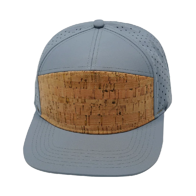 Blank - 7 Panel - Cork - Gray Blue (Unisex)