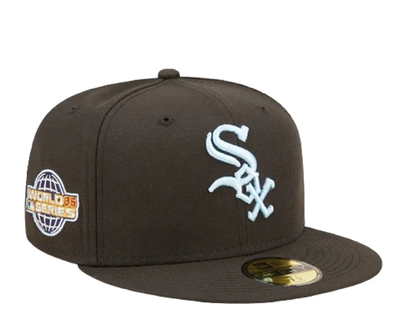 New Era 59Fifty MLB Chicago White Sox Cloud Under Black Fitted Hat 60243791