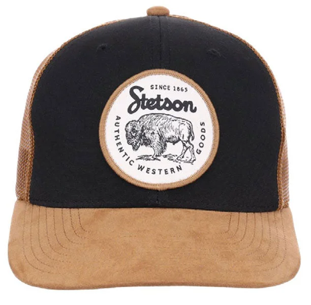 Stetson Roper Buffalo Patch Ball Cap