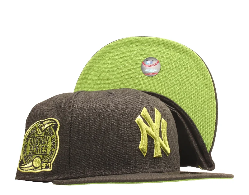 New Era 59Fifty NY Yankees 2000 Subway Series BLK Fitted Apple Green Undervisor