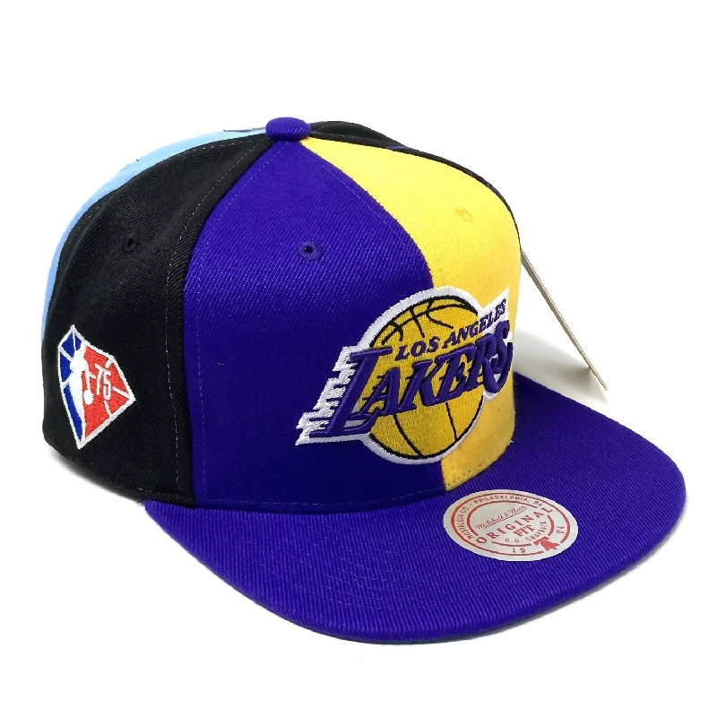 Men's Nba What The Los Angeles Lakers Snapback Hat In Purple