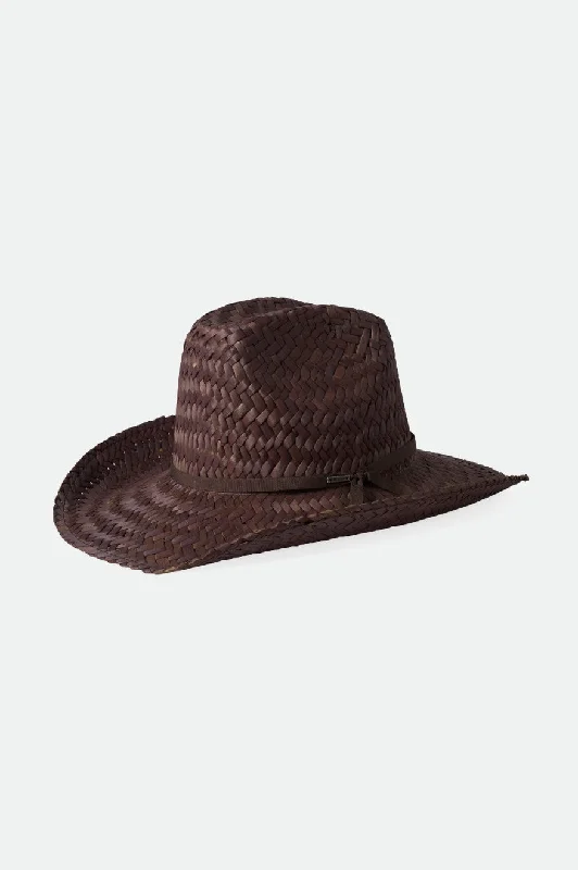 Houston Straw Cowboy Hat - Toffee