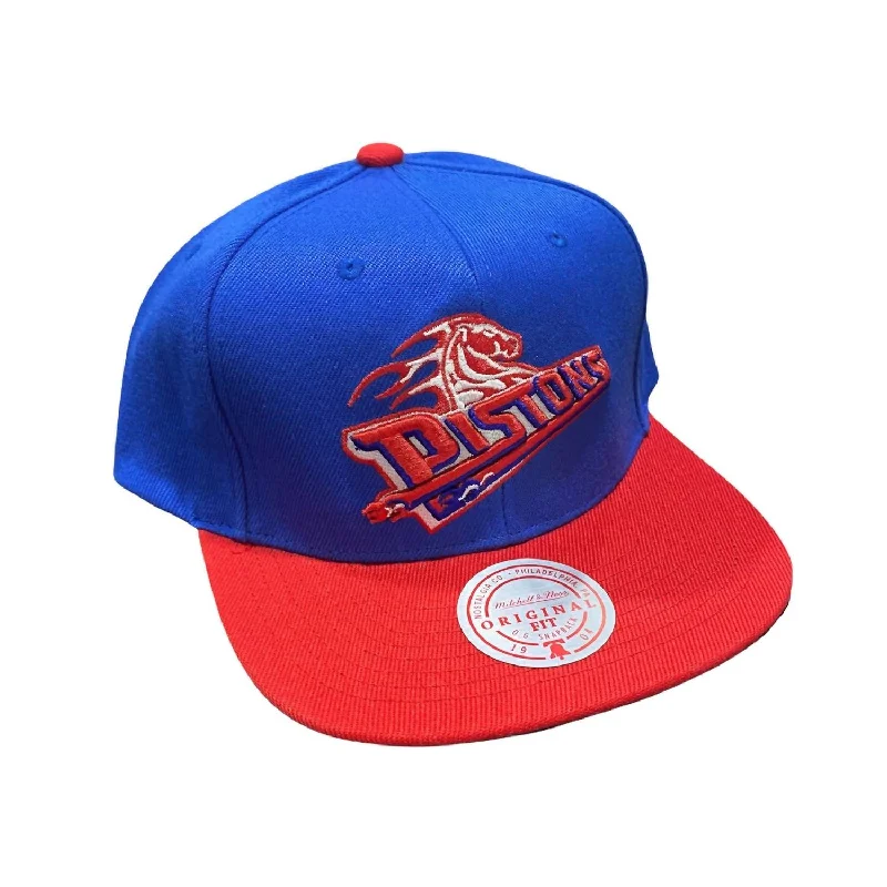 Men's Nba Detroit Pistons Reload 2.0 Snapback Cap In Blue/red