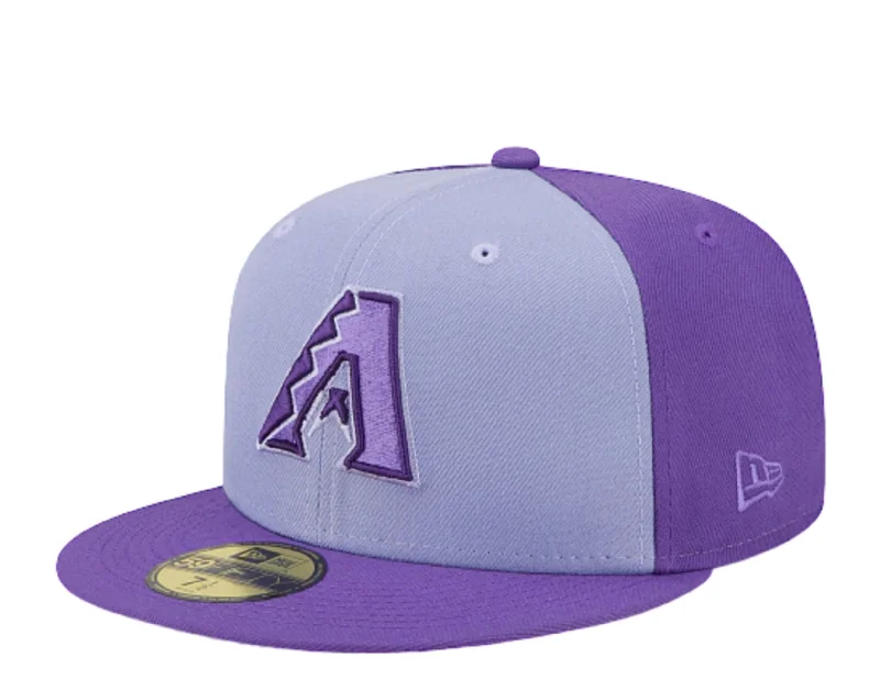 New Era Arizona Diamondbacks Tri-Tone Team 59FIFTY Fitted 60355916 Purple