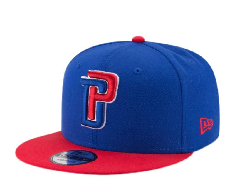 New Era 9Fifty NBA Detroit Pistons 2-Tone OTC Blue/Red Snapback 70557036