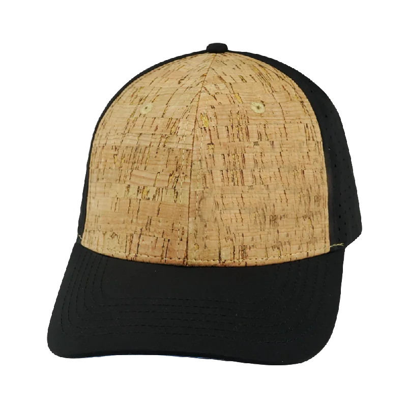 Blank - 6 Panel - Cork - Black (Unisex)