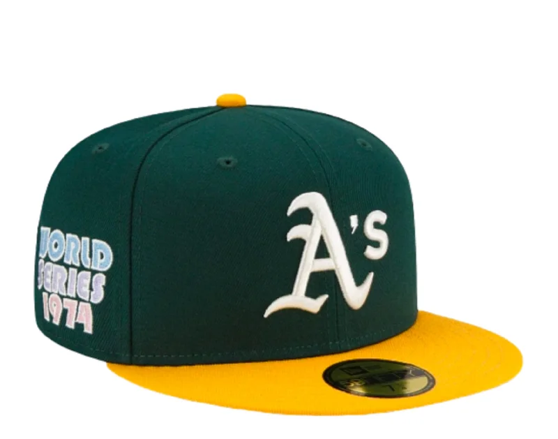 New Era 59Fifty MLB Oakland Athletics Pop Sweat Grn/Purple Fitted Hat 60243525