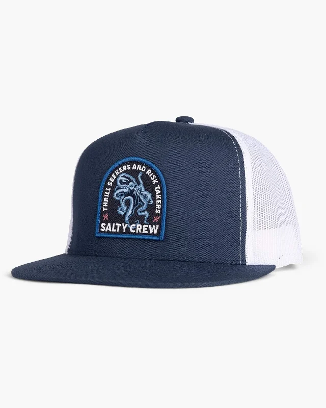 Tropics Trucker - Navy/White