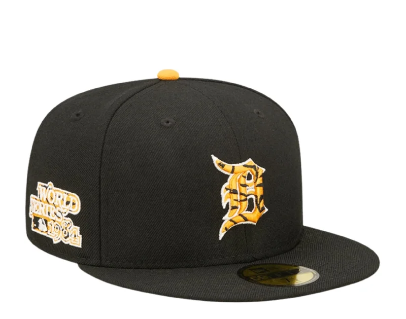 New Era Detroit Tigers Tiger Fill 59FIFTY Fitted Black/Orange UV 60288100