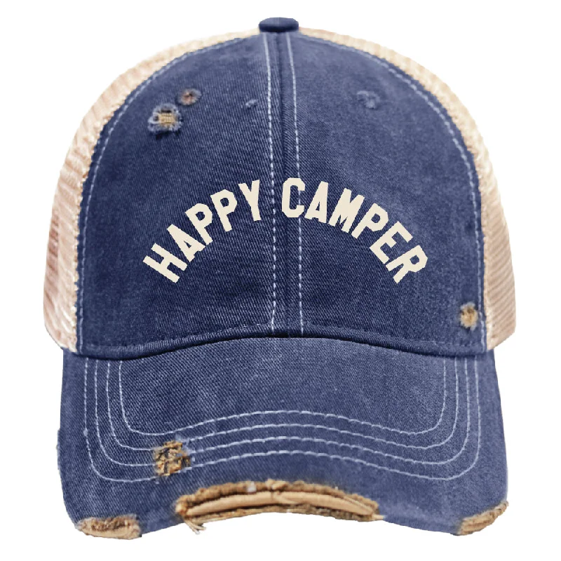 Happy Camper Snap Back Trucker Cap