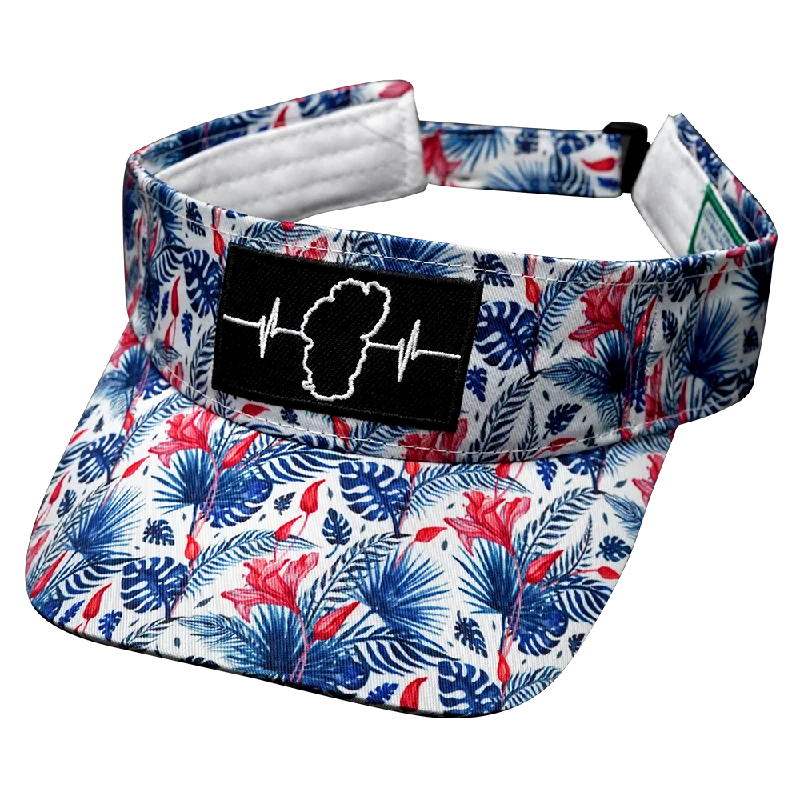 Tahoe - Visor - White Floral (Unisex)