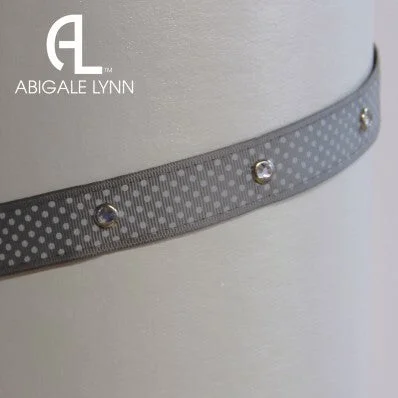 Abigale Lynn Visor Band - Grey Swiss