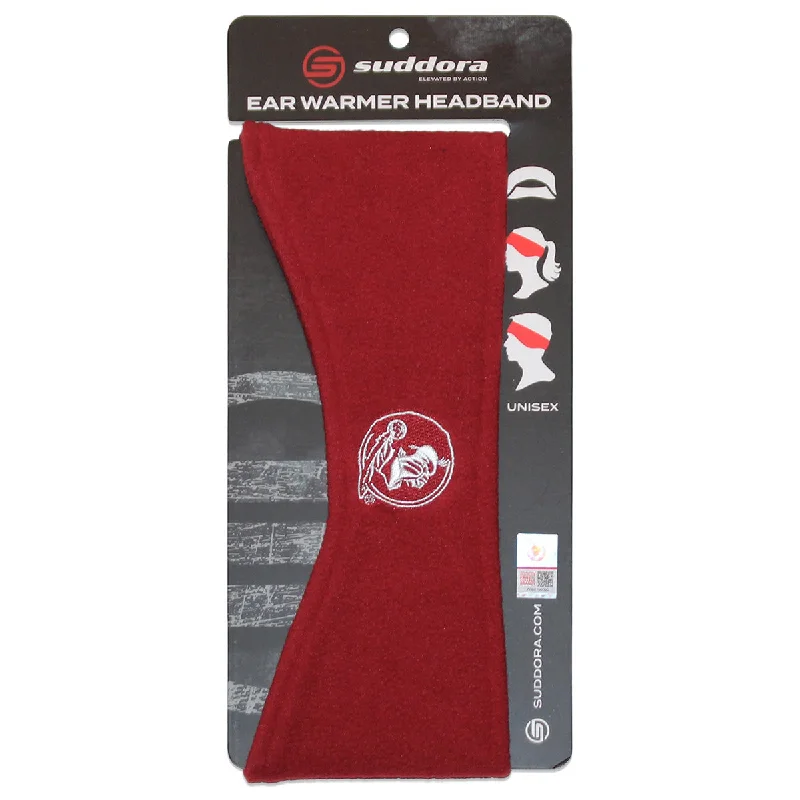 Suddora Seminole Logo Fleece Ear Warmer - Garnet