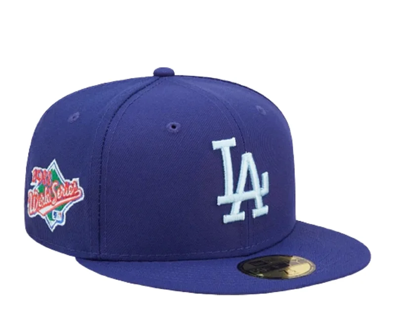 New Era 59Fifty MLB Los Angeles Dodgers Cloud Under Blue Fitted Hat 60243775