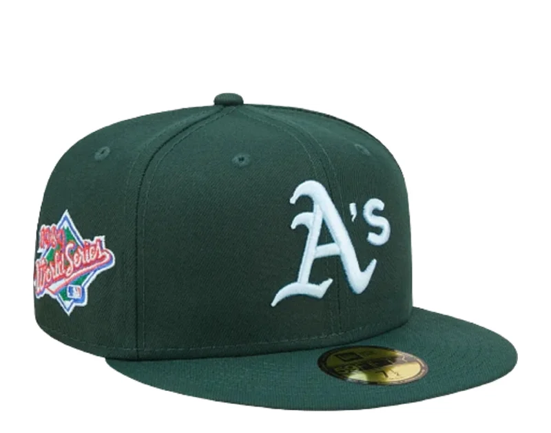 New Era 59Fifty MLB Oakland Athletics Cloud Under Green Fitted Hat 60243792