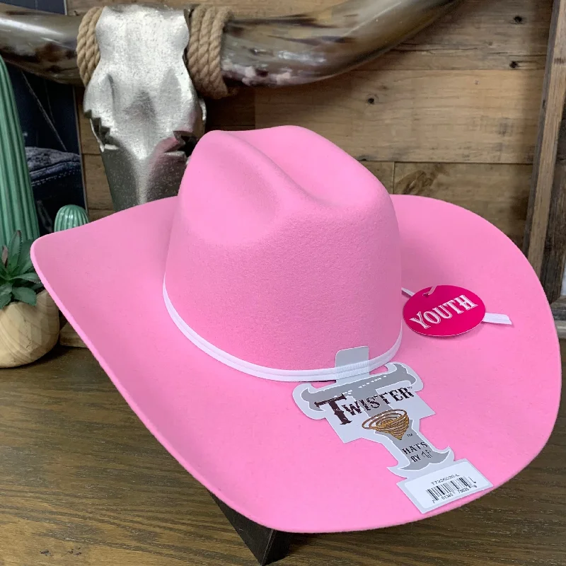 Twister Youth Pink Felt Hat