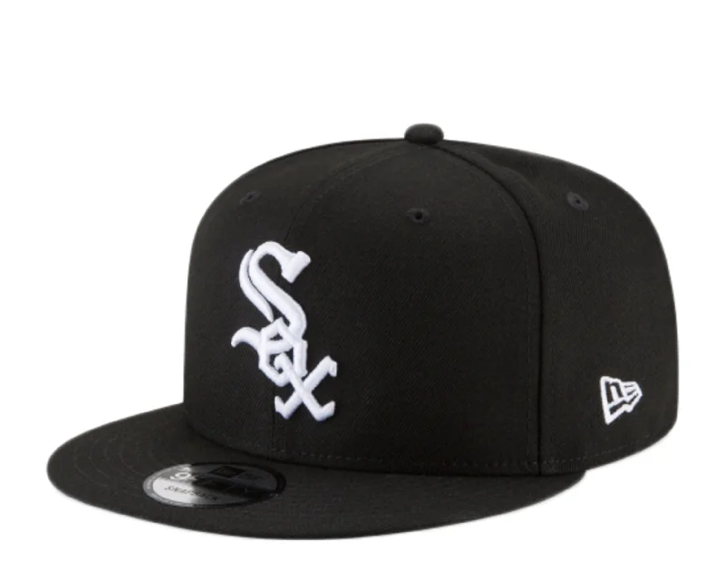 New Era 9Fifty MLB Chicago White Sox Basic Black/White Snapback Hat 11591070