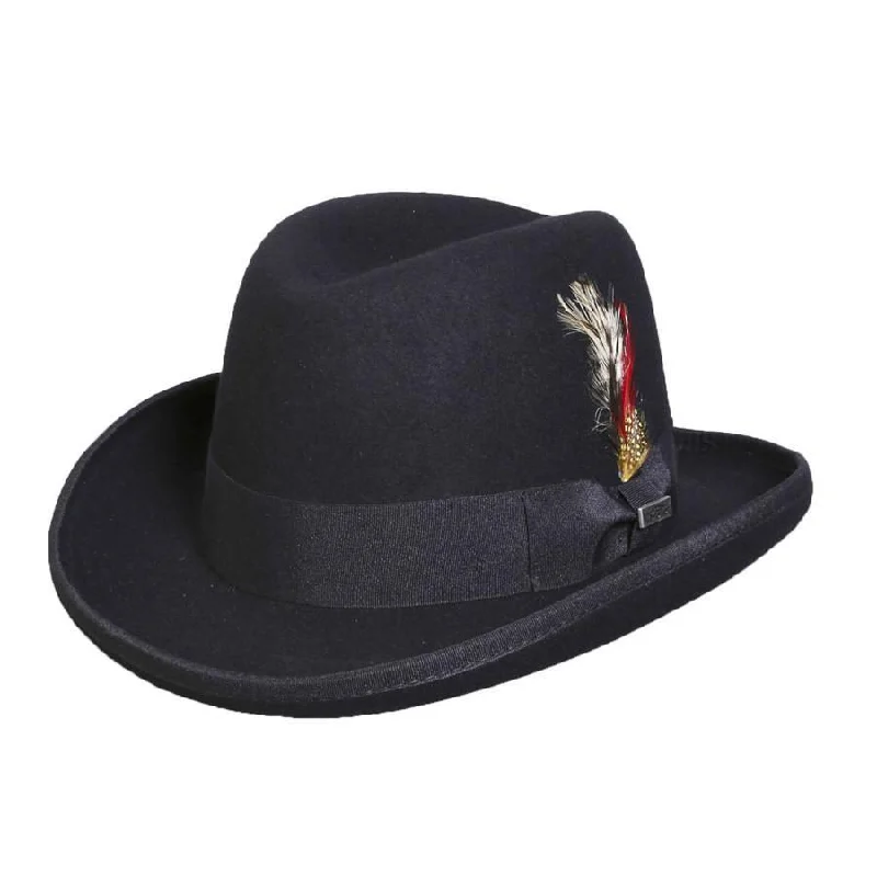 Conner Mr. Homburg Australian Wool Gangster Fedora Hat