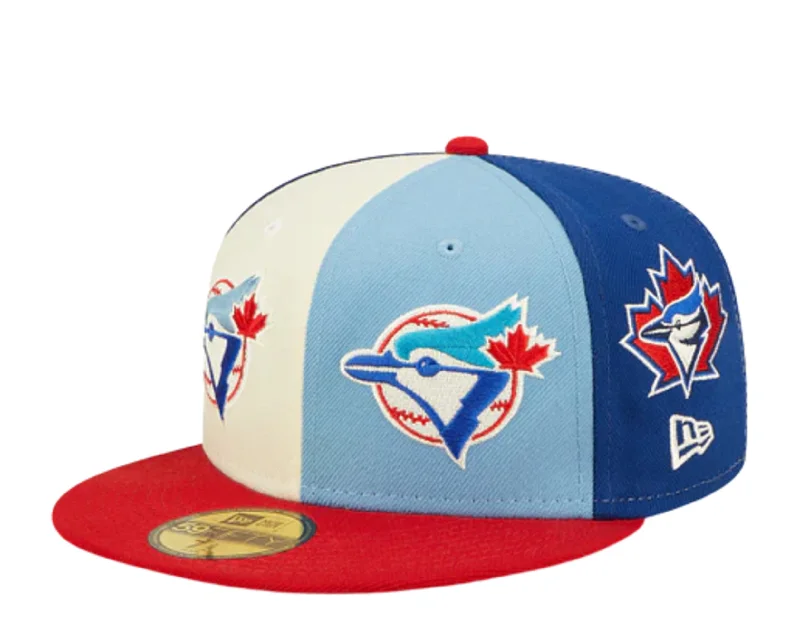 New Era Toronto Blue Jays Logo Pinwheel 59FIFTY Fitted Cap 60285375