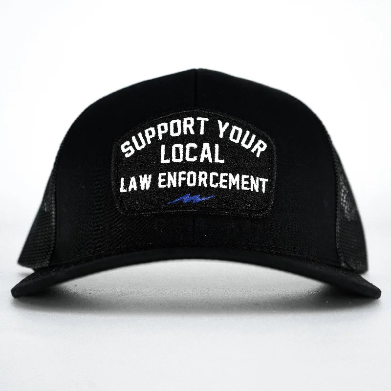 Support Your Local Law Enforcement Mid-Profile Snapback Hat