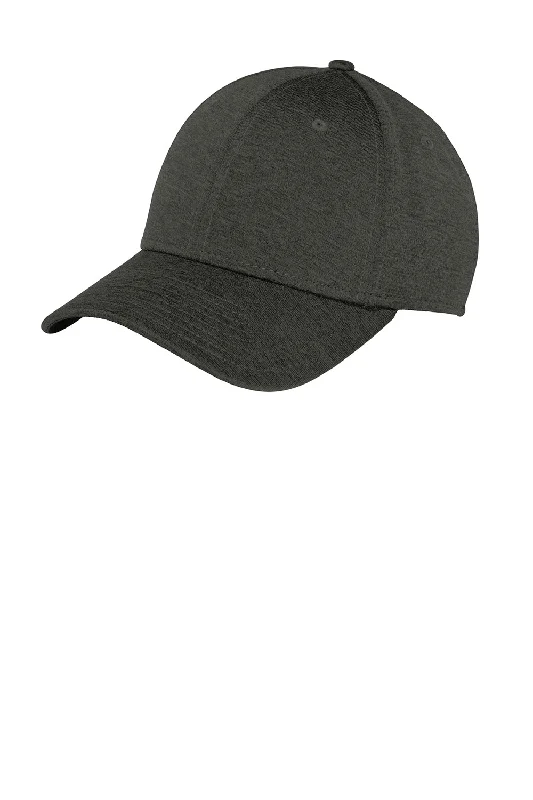 New Era Mens Stretch Fit Hat - Heather Black