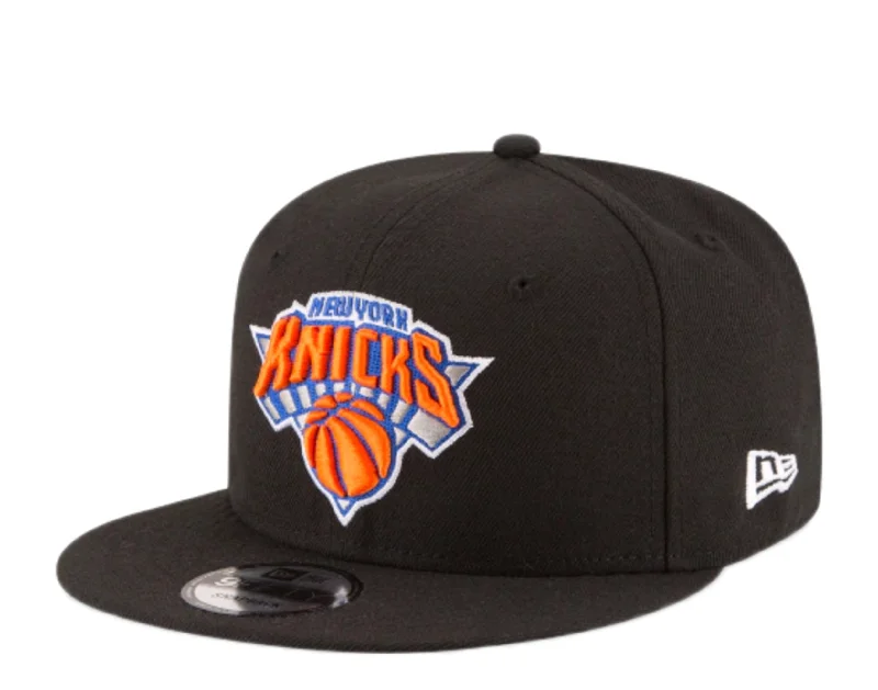 New Era 9Fifty NBA New York Knicks OTC2 Black Snapback Hat 70353262