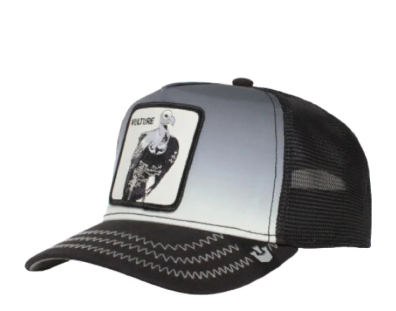 Goorin Bros Back Off Buzzard Black/White Trucker Hat 101-0365-BLK