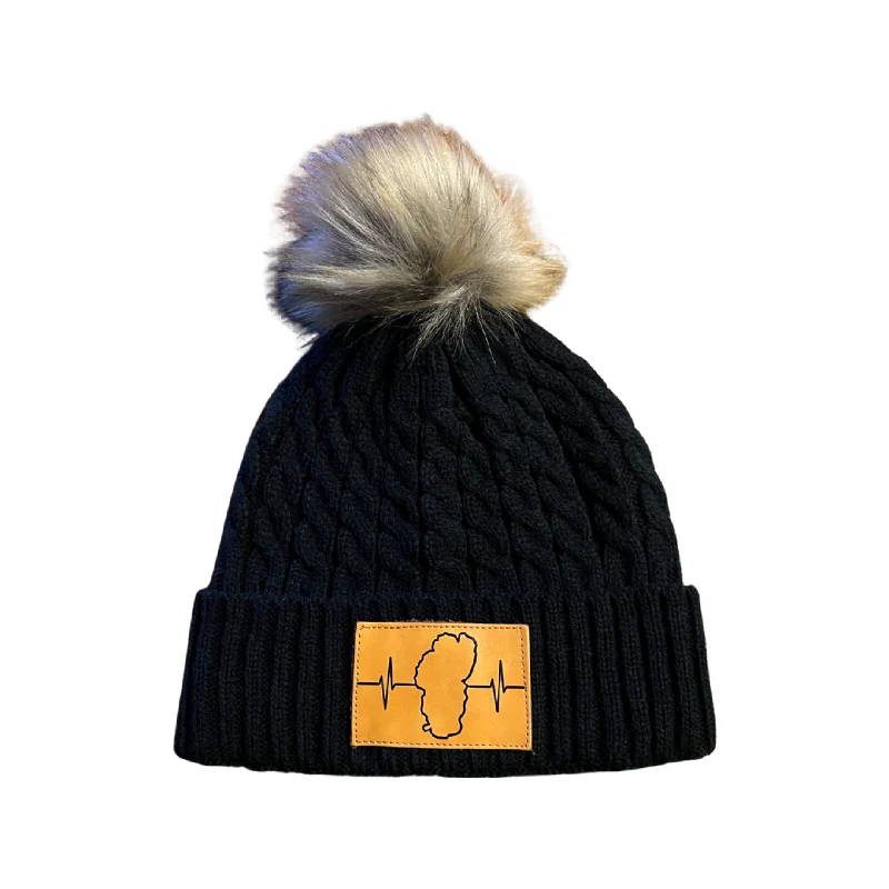 Tahoe Beanie | Pom | Black