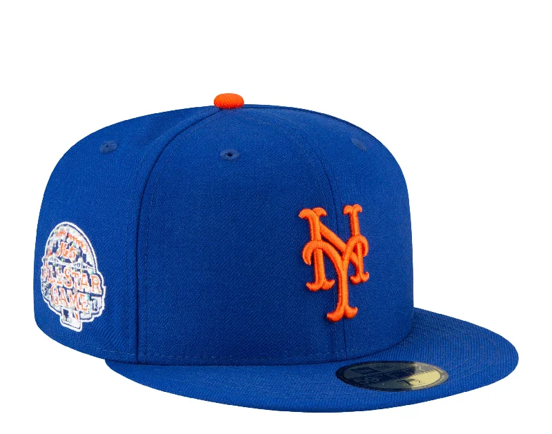 New Era 59Fifty MLB New York Mets Icy ASG Patch Fitted W/Babyblue Bottom