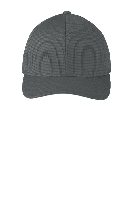 Sport-Tek Mens Moisture Wicking Stretch Fit Hat - Graphite Grey