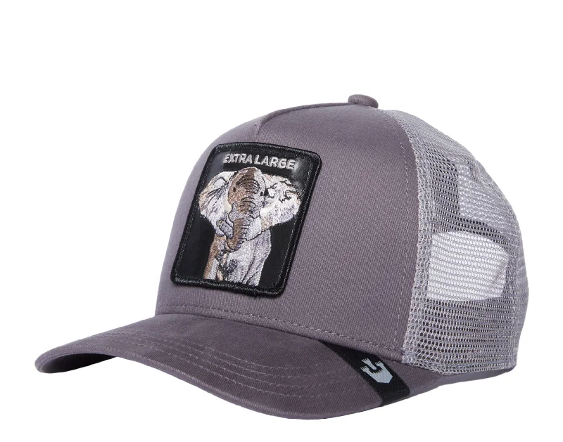 Goorin Bros Extra Large Grey Trucker Hat Elephant 101-1030-GRY