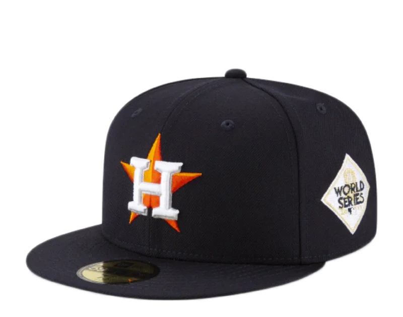 New Era 59Fifty MLB Houston Astros 2017 World Series Navy Fitted Hat 11941903