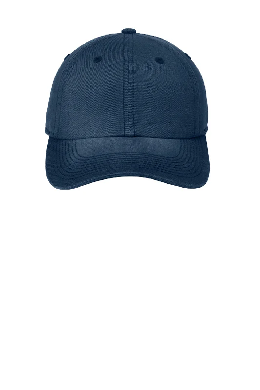 Port Authority Mens Adjustable Hat - Navy Blue