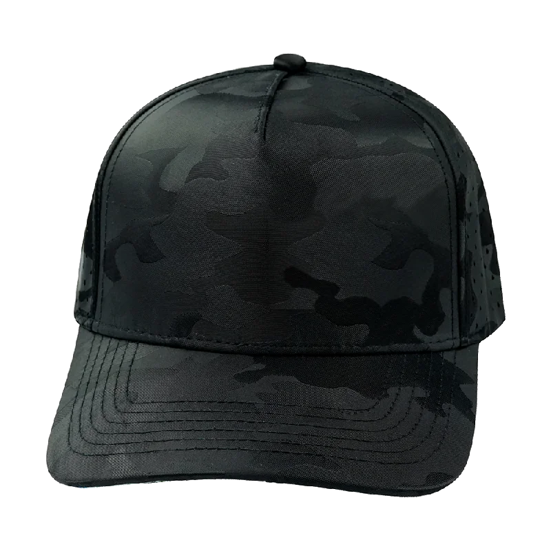 Blank - 5 Panel - Structured - Black Camo (Unisex)