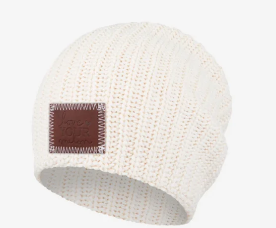 White Speckled Beanie