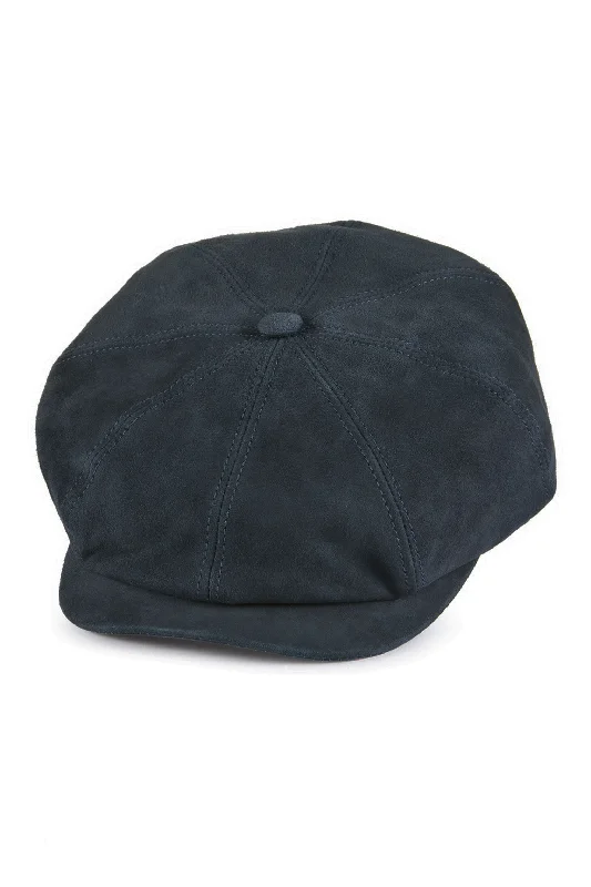 Tremelo Leather Bakerboy Cap